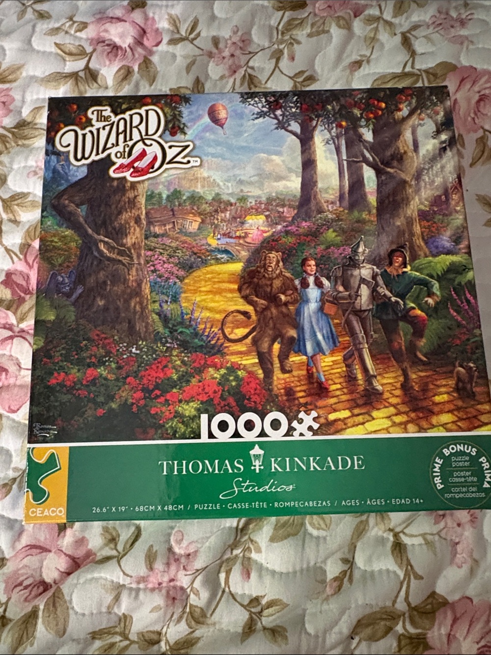 Thomas Kinkade Studios The Wizard of Oz 1000-Piece Puzzle - Colorful